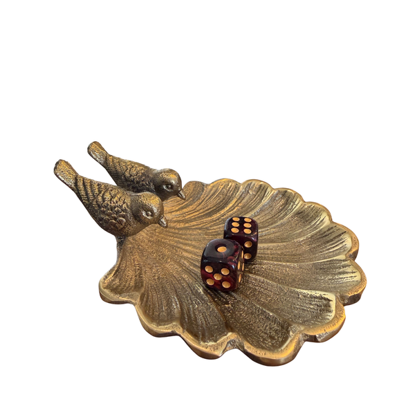 Gold Bird Dish - For Mahjong Dice