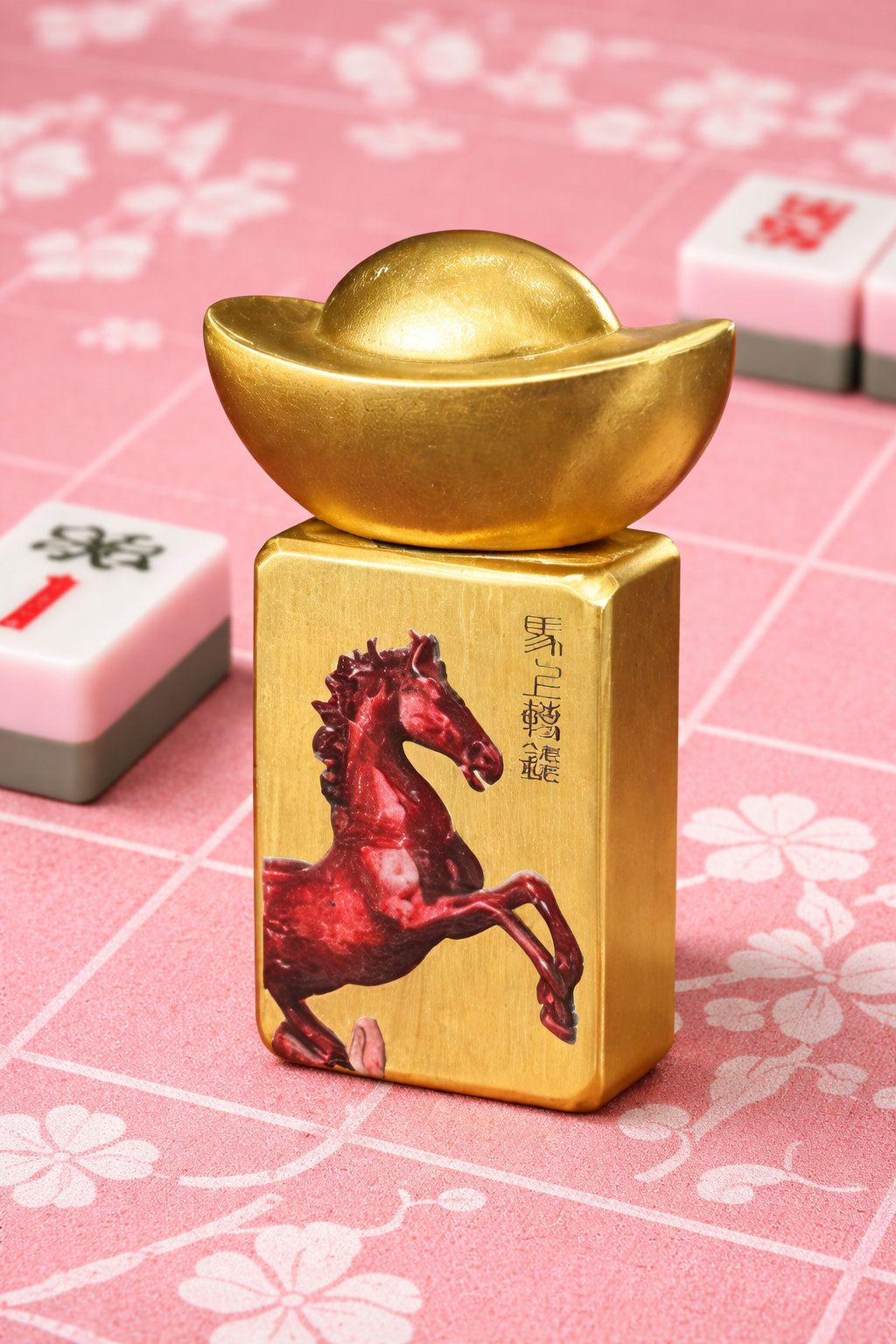 Year of the Horse Prosperity Mahjong Tile