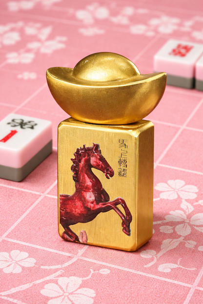 Year of the Horse Prosperity Mahjong Tile