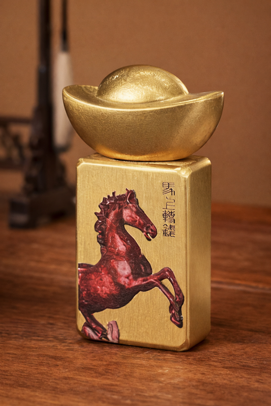 Year of the Horse Prosperity Mahjong Tile