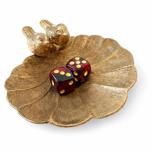 Gold Bird Dish - For Mahjong Dice - More arriving soon