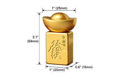 Prosperity Mahjong Brass Tile