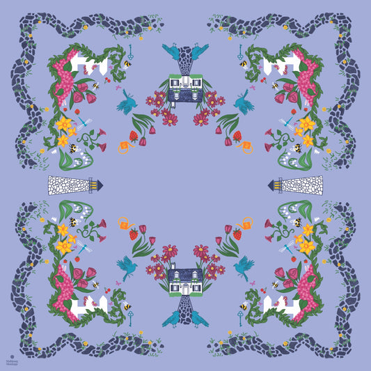 "Seaside Cottage" by Mahjong Montage (Periwinkle Blue) - Limited Edition *Arrives 6/20