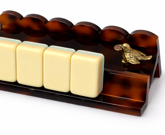 THE MM Tortoise Scalloped Mahjong Rack & Pusher 20 in. - Pre Order Now for March Ship