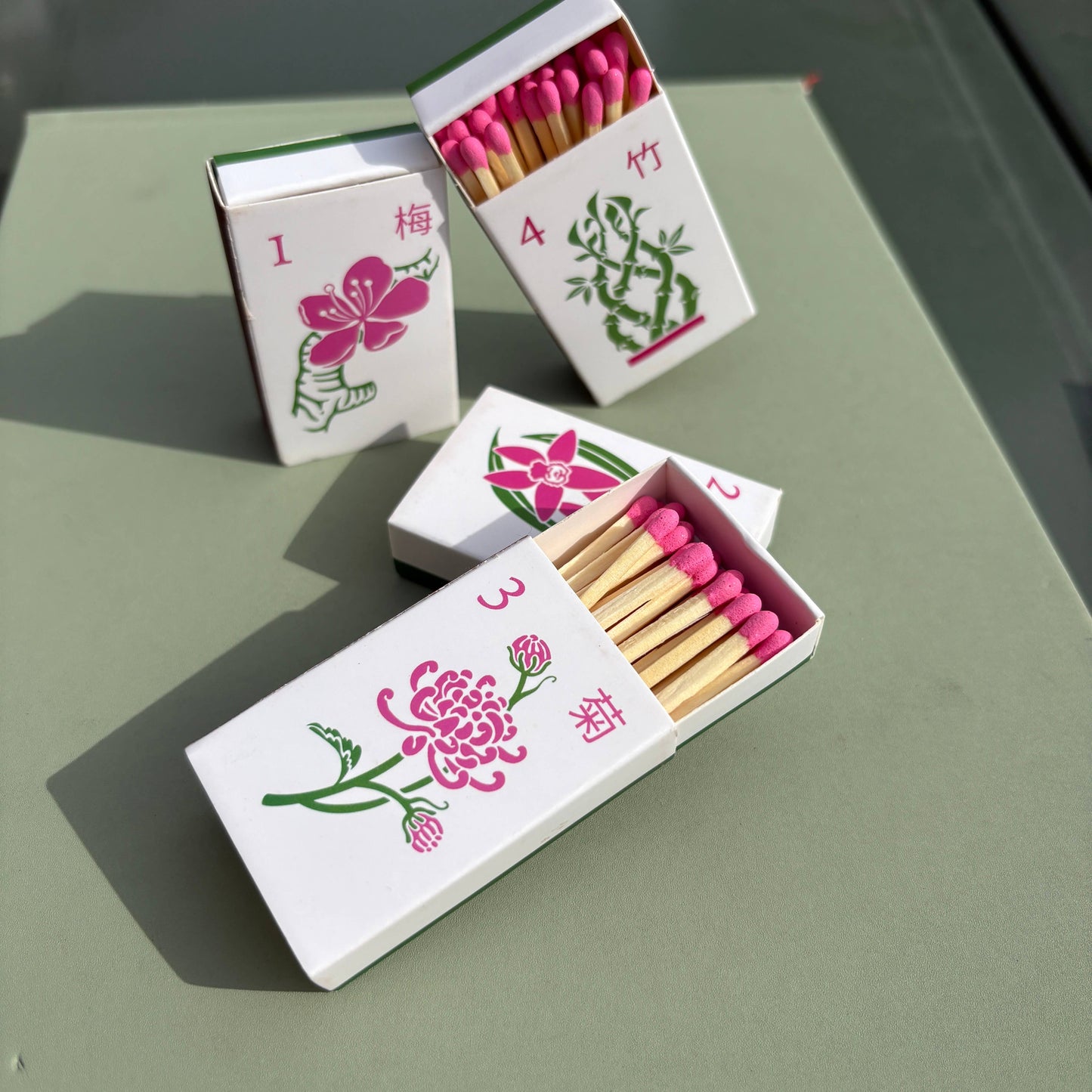 Mahjong Matches - Matchboxes Set of 4 