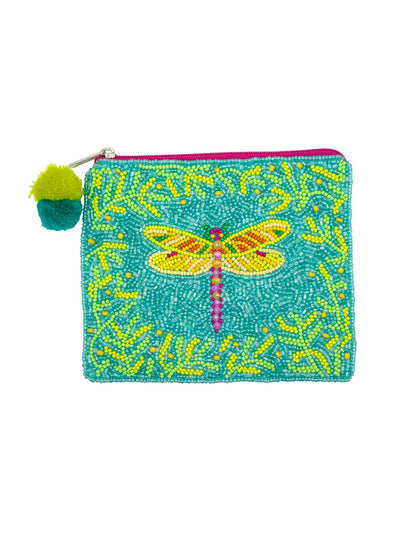Ole - DRAGONFLY Beaded Mahjong Coin Purse