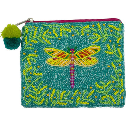 Ole - DRAGONFLY Beaded Mahjong Coin Purse
